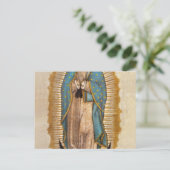 Onze dame van Guadalupe Briefkaart (Staand voorkant)