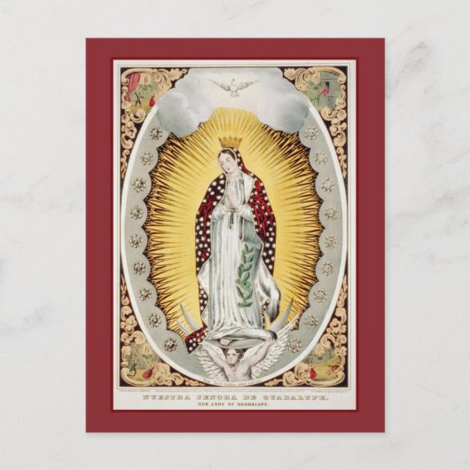 Onze dame van Guadalupe Briefkaart (Voorkant)