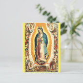 Onze dame van Guadalupe Briefkaart (Staand voorkant)