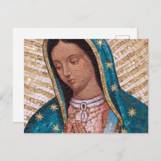 Onze dame van Guadalupe Briefkaart (Voorkant / Achterkant)
