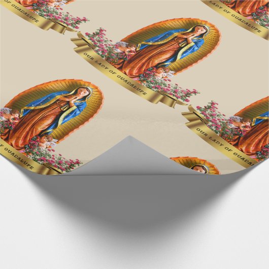 Onze dame van Guadalupe Cadeaupapier (Hoek)