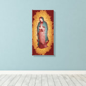 Onze dame van Guadalupe Canvas Afdruk (Insitu (Houten vloer))