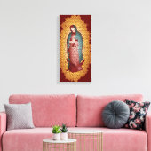 Onze dame van Guadalupe Canvas Afdruk (Insitu (Woonkamer))