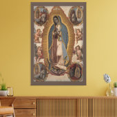 Onze dame van Guadalupe Canvas Afdruk (Insitu (Woonkamer))