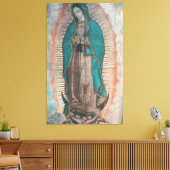 Onze dame van Guadalupe Canvas Afdruk (Insitu (Woonkamer))