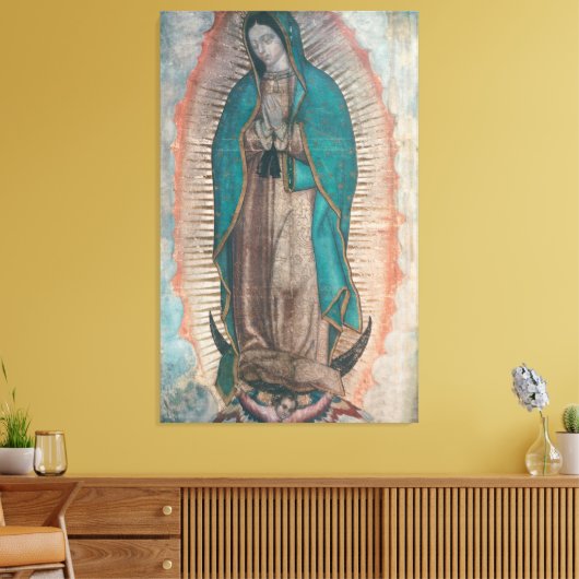 Onze dame van Guadalupe Canvas Afdruk (Insitu (Woonkamer))