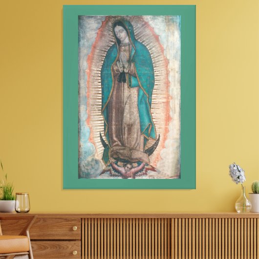 Onze dame van Guadalupe Canvas Afdruk (Insitu (Woonkamer))