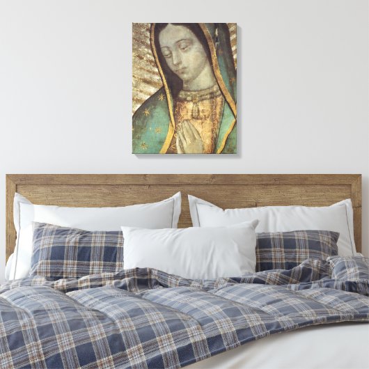 Onze dame van Guadalupe Canvas Afdruk (Insitu (Slaapkamer))
