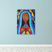 Onze dame van Guadalupe Canvas Afdruk (Insitu (Houten vloer))
