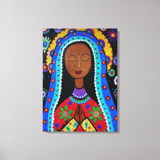 Onze dame van Guadalupe Canvas Afdruk (Voorkant)