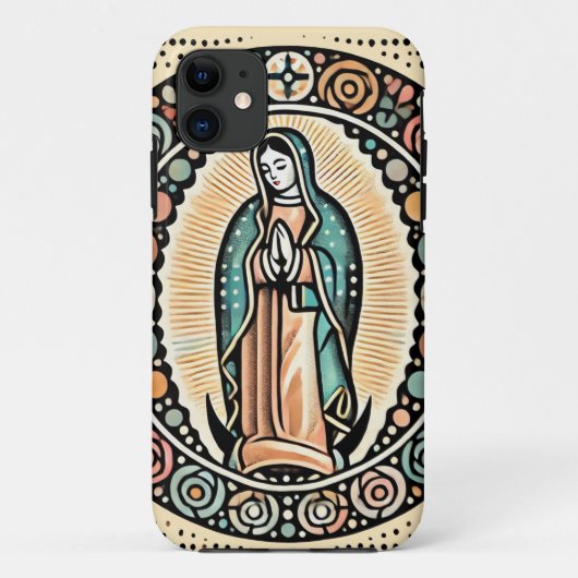 Onze dame van Guadalupe Case-Mate iPhone Case (Achterkant)