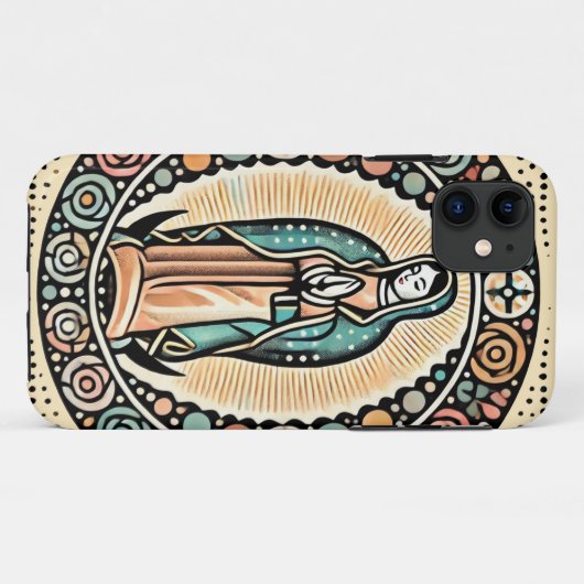 Onze dame van Guadalupe Case-Mate iPhone Case (Achterkant (horizontaal))