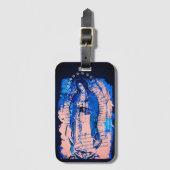 Onze dame van Guadalupe Collage Bagagelabel (Voorkant (verticaal))