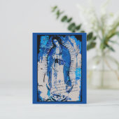 Onze dame van Guadalupe Collage Briefkaart (Staand voorkant)