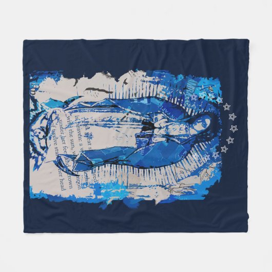Onze dame van Guadalupe Collage Fleece Deken (Voorkant (Horizontaal))