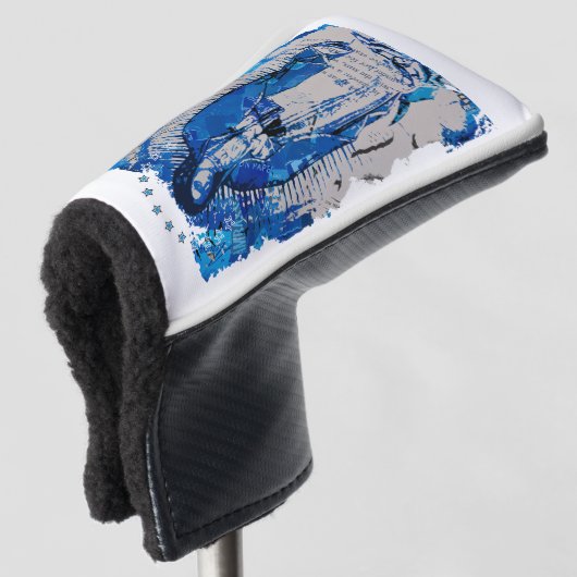 Onze dame van Guadalupe Collage Golfheadcover (3/4 voorkant)