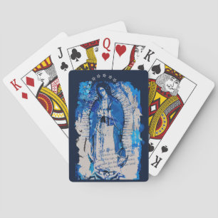 Onze dame van Guadalupe Collage Pokerkaarten