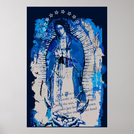 Onze dame van Guadalupe Collage Poster (Voorkant)