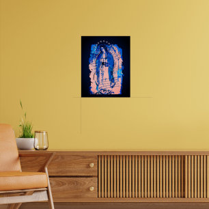 Onze dame van Guadalupe Collage Poster