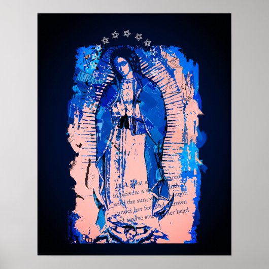 Onze dame van Guadalupe Collage Poster (Voorkant)