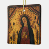 Onze dame van Guadalupe door Pedro Antonio Fresqui Keramisch Ornament (Links)