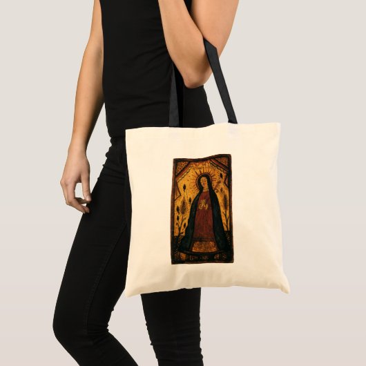 Onze dame van Guadalupe door Pedro Antonio Fresqui Tote Bag (Voorkant (product))