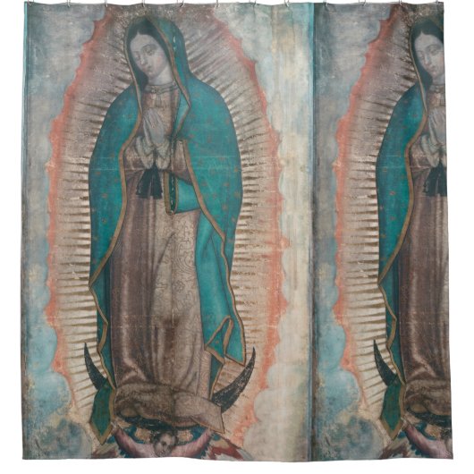 Onze dame van Guadalupe Douchegordijn (Voorkant)