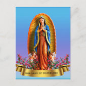 Onze dame van Guadalupe Feestdagenkaart (Voorkant)
