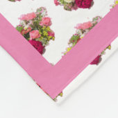 Onze dame van Guadalupe Fleece Deken (Hoek)