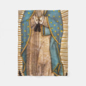 Onze dame van Guadalupe Fleece Deken (Voorkant)