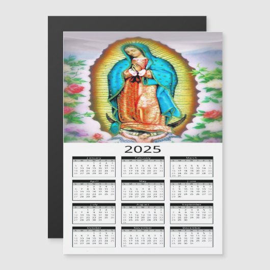 Onze dame van Guadalupe Floral (Voorkant / Achterkant)