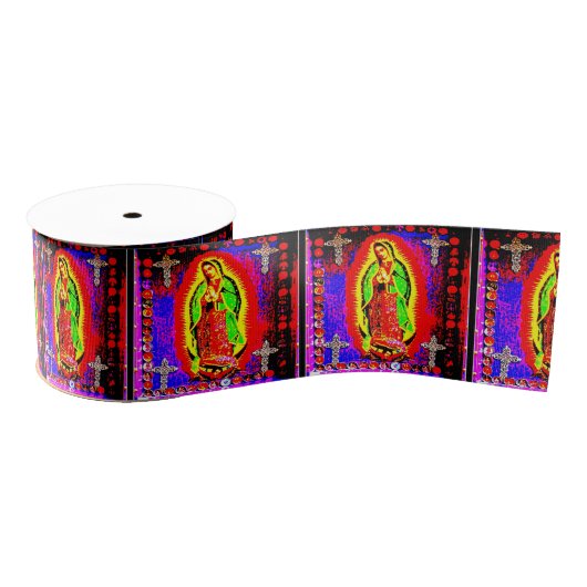 Onze dame van Guadalupe Grosgrain Lint (Spoel)