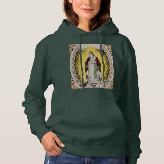 Onze dame van Guadalupe Hoodie (Voorkant)