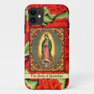 Onze dame van Guadalupe in Prayer met Rozen Case-Mate iPhone Case