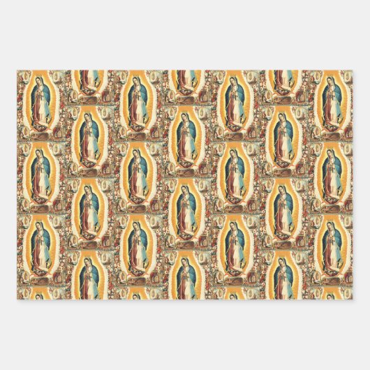 Onze dame van Guadalupe Inpakpapier Vel (Voorkant 3)