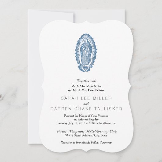 Onze dame van Guadalupe Kaart (Voorkant)