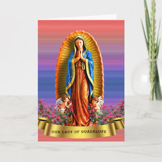 Onze dame van Guadalupe Kaart (Voorkant)