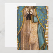 Onze dame van Guadalupe Kaart (Voorkant / Achterkant)