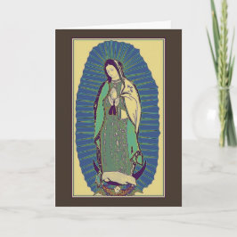 Onze dame van Guadalupe Kaart