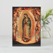 Onze dame van Guadalupe Kaart (Staand voorkant)