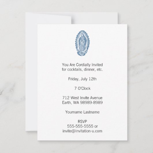 Onze dame van Guadalupe Kaart (Voorkant)