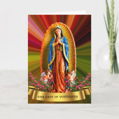 Onze dame van Guadalupe Kaart (Voorkant)
