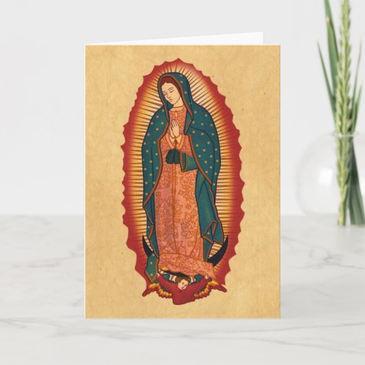 Onze dame van Guadalupe Kaart (Voorkant)