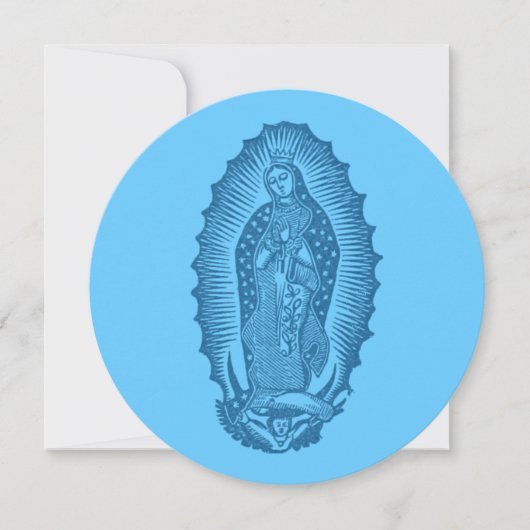 Onze dame van Guadalupe Kaart (Voorkant)