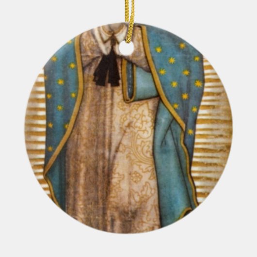 Onze dame van Guadalupe Keramisch Ornament (Voorkant)