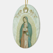 Onze dame van Guadalupe Keramisch Ornament (Links)