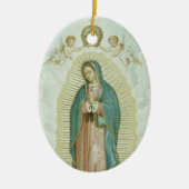 Onze dame van Guadalupe Keramisch Ornament (Voorkant)