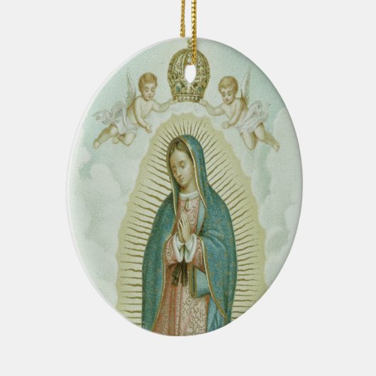 Onze dame van Guadalupe Keramisch Ornament (Rechts)