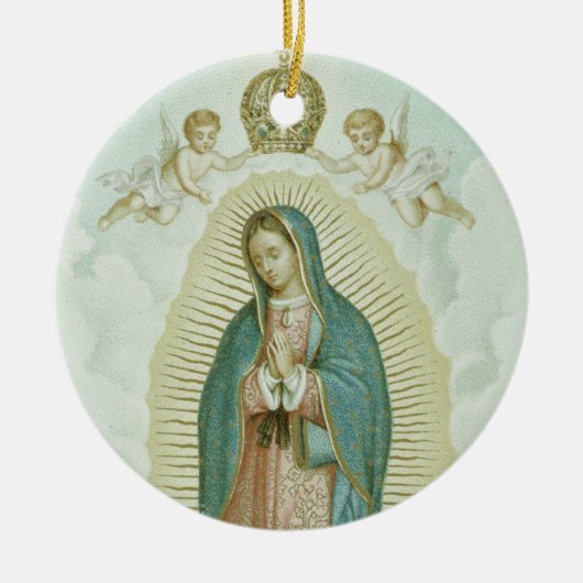 Onze dame van Guadalupe Keramisch Ornament (Voorkant)