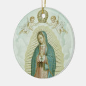 Onze dame van Guadalupe Keramisch Ornament (Links)